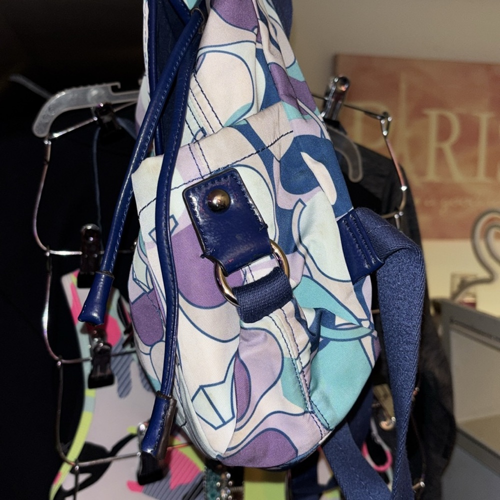 Coach Stylish Multicolor Backpack - image 3